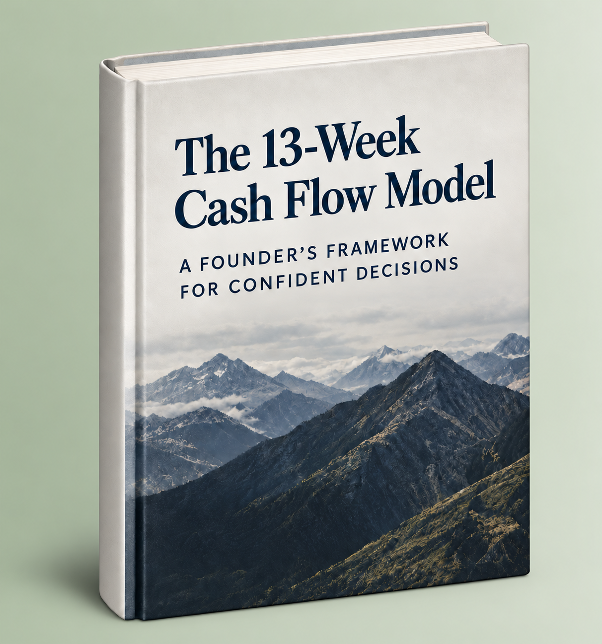The 13 Week Cash Flow Model hardcover book